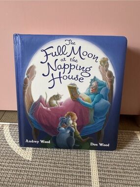 The Full Moon at the Napping House Hardcover - Blue